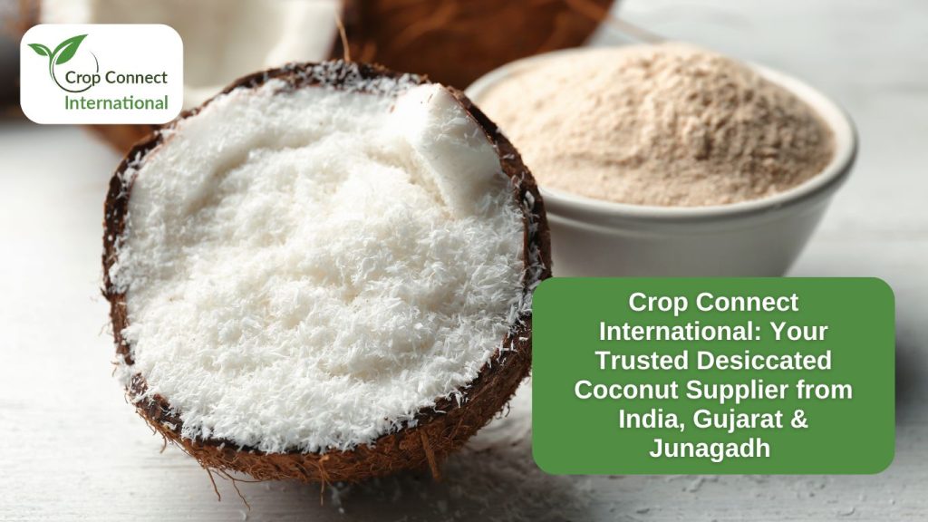 Crop Connect International- Your Trusted Desiccated Coconut Supplier from India Gujarat & Junagadh